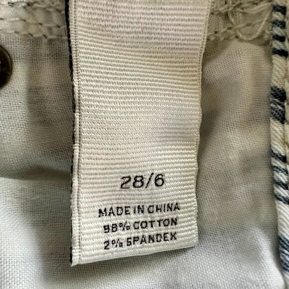 Stylus Blue & White Stripe Skinny Ankle Pants - Picture 6 of 6